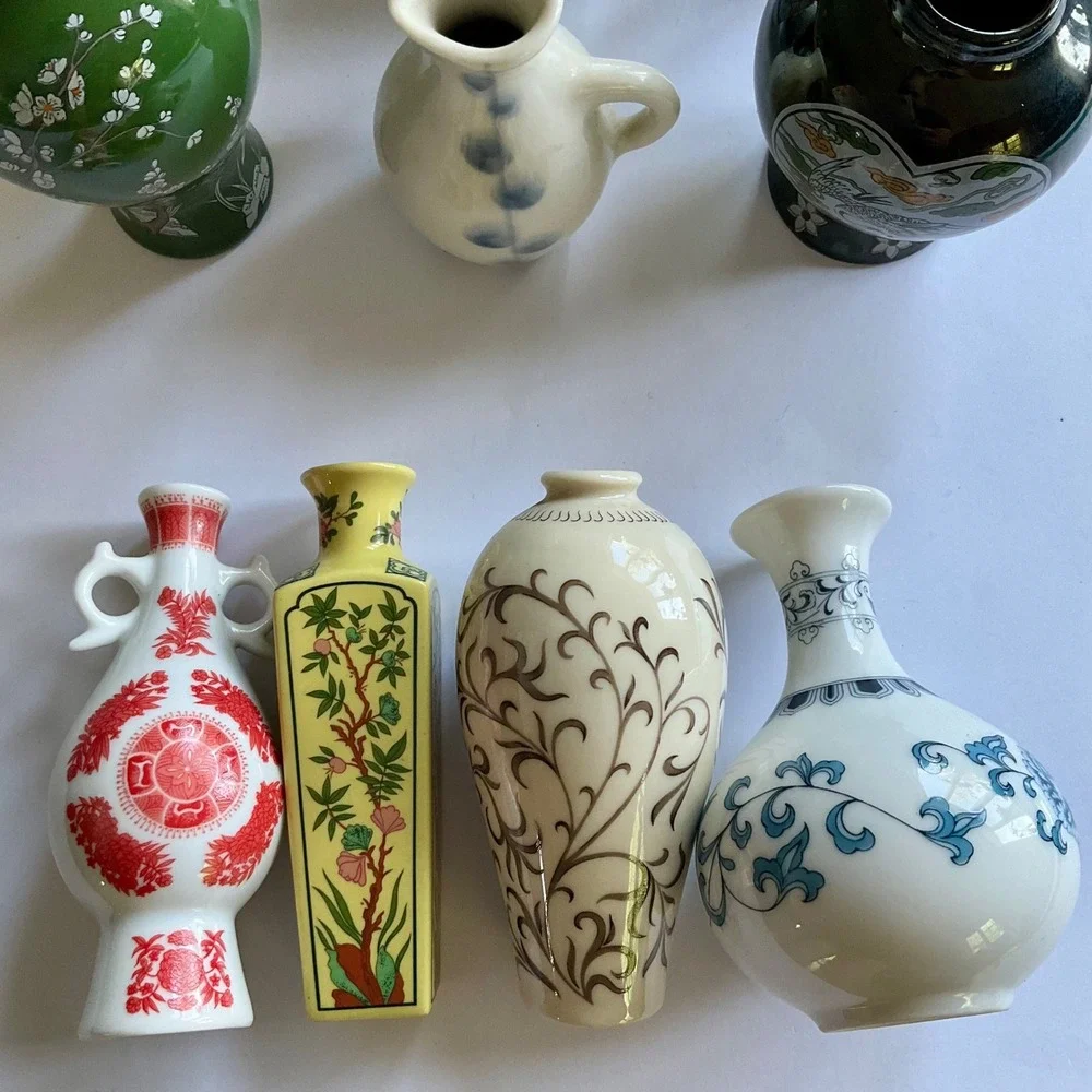 13pc VTG Franklin Mint Treasures of Imperial Dynasties Japan Mini Porcelain Vase